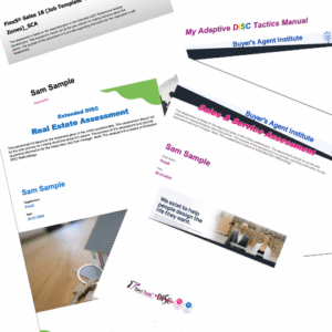 Buyer's Agent DISC Profile, with 4 Report and a Debrief/Coaching Session Bundle